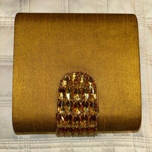 Gorgeous Gold Vintage Handmade Jewelry Box